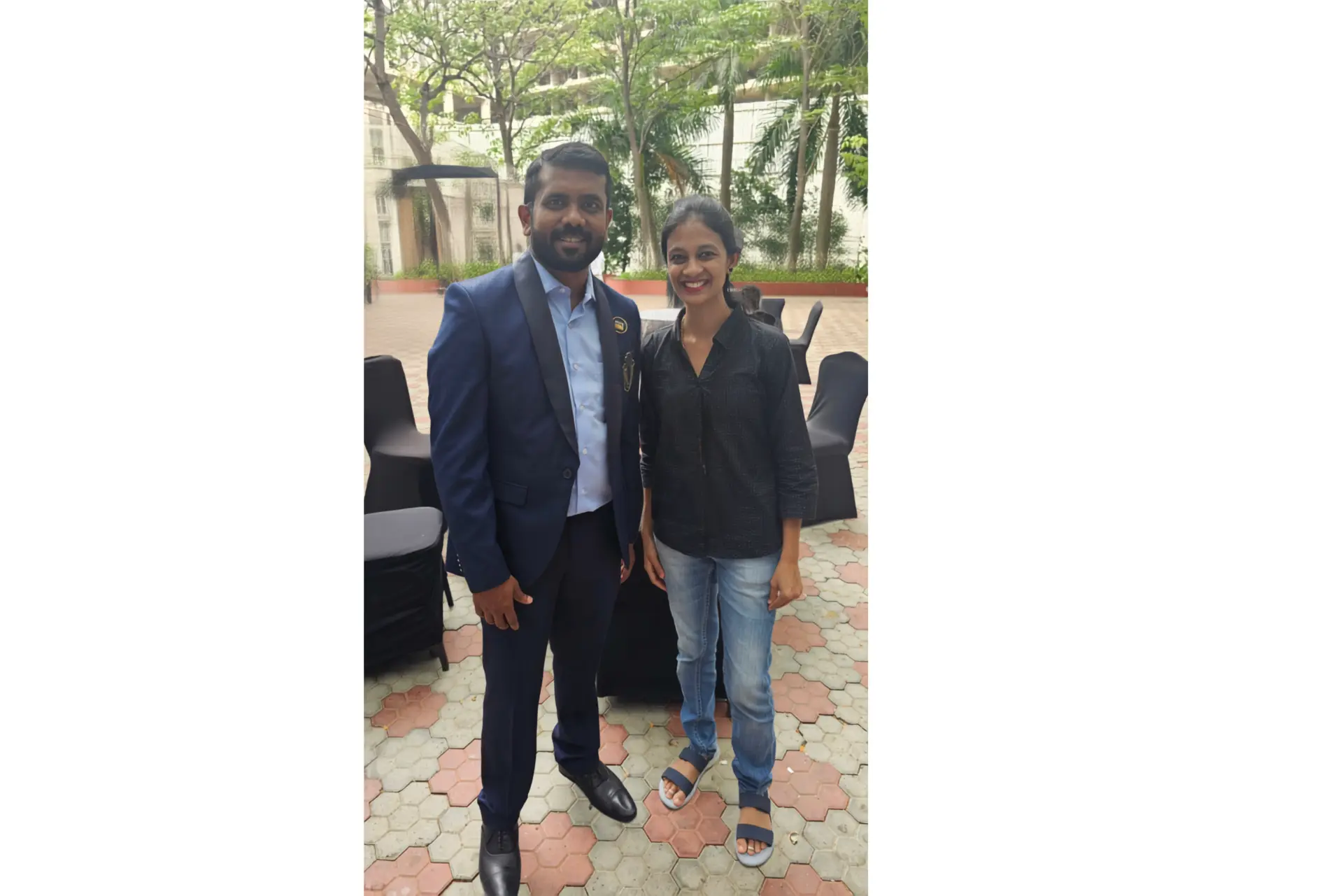 With Gopal Krishnan